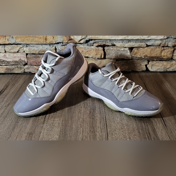 Jordan 11 Retro Low Cool Grey 2018 Basketball Shoes Men's Size 11